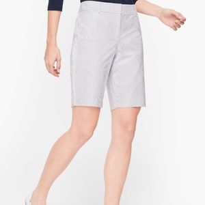 - Talbot's gray & white "perfect shorts" bermuda style